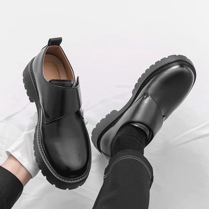 Nye Oxford Herresko med Tykk Såle – Komfortable og Stilrene i Skinn