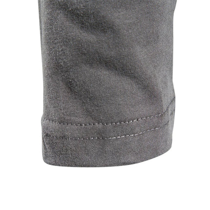 Klassisk Langermet T-skjorte til Herre – 100% Bomull, Ensfarget og Komfortabel (Vår/Høst)