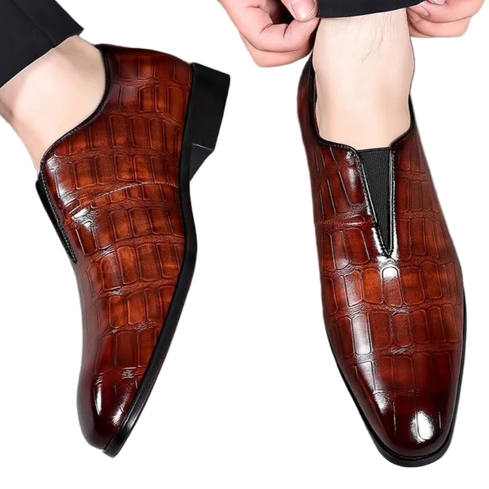 Klassiske Herresko i Britisk Retro-stil – Elegante Oxfords til Bryllup og Fest