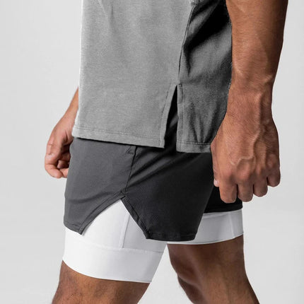 Sommer Singlet med Åpen Side – Mesh Treningstopp uten Ermer for Herre