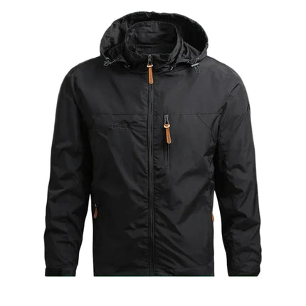 Gorpcore Herrejakke – Vanntett Taktisk Vindjakke med Flere Lommer | Militærinspirert Friluftsjakke til Høst og Turbruk