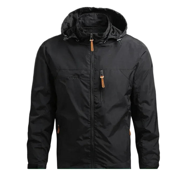 Gorpcore Herrejakke – Vanntett Taktisk Vindjakke med Flere Lommer | Militærinspirert Friluftsjakke til Høst og Turbruk