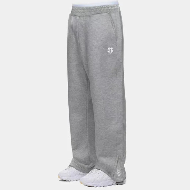 Trendy Joggebukser for Menn og Kvinner – Løse Wide Leg Sweatpants med Brodert Logo og Lommer | Streetwear & Komfort i Ett