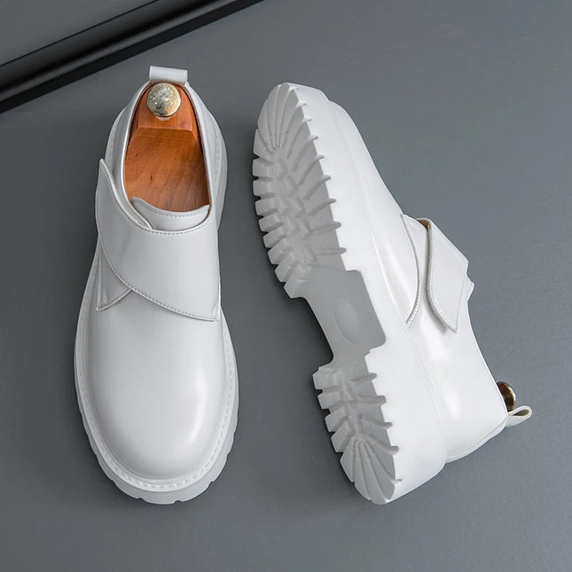 Nye Oxford Herresko med Tykk Såle – Komfortable og Stilrene i Skinn