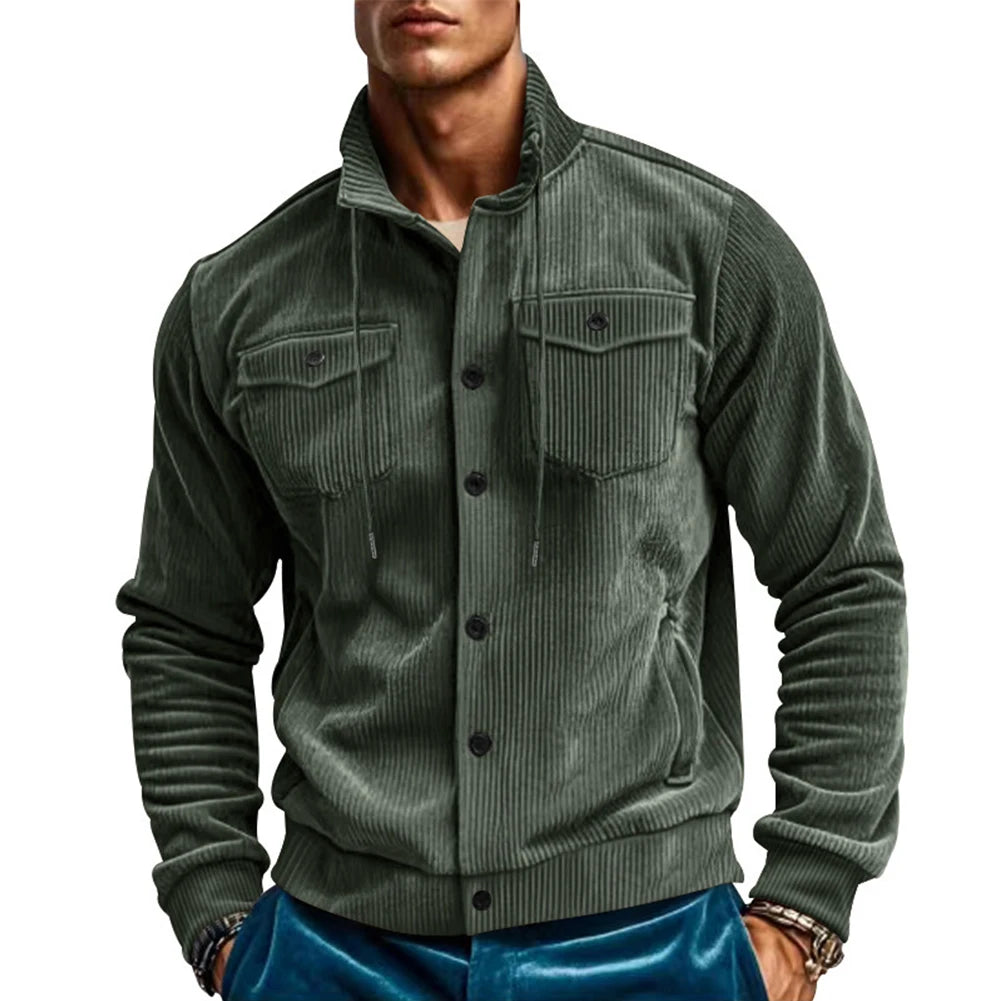 Dame/Herr Cardigan Jakke – Varm & Komfortabel med Knapper | Casual Vinterjakke i Flere Størrelser