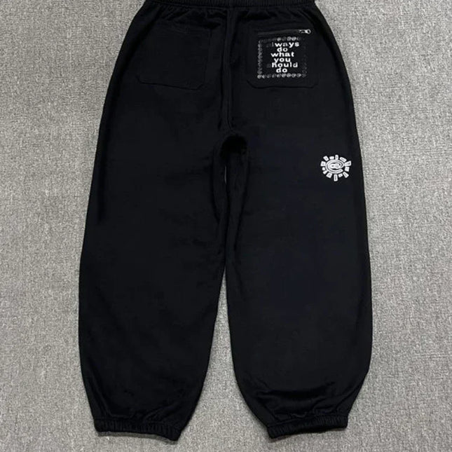 Vintage Fleece Joggebukse for Kvinner – Vide, Tykk og Varme Bukser | Klassisk Streetwear i Grå eller Svart