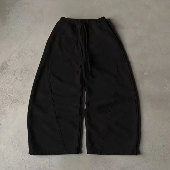 Y2K Streetwear Bukser – Unisex Vide Bukser i Retro Hip-Hop & Goth Stil | Løse, Rette Bukser til 2025 Street Fashion