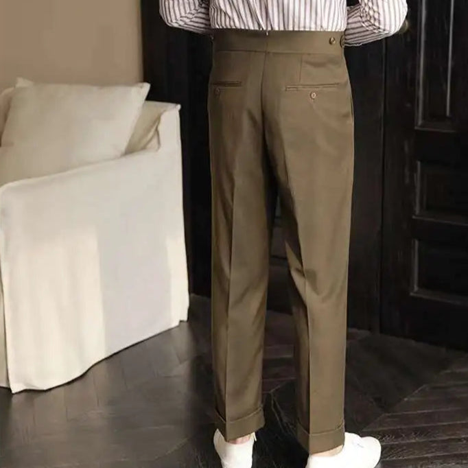 Herrebukser i Premium Kvalitet – Business Casual & Kontorstil