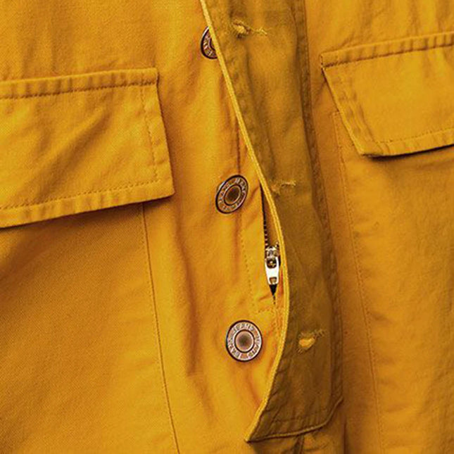 Retro Arbeidsoverall for Herre – Løs Passform i Khaki, Trendy Streetwear-Stil (2024 Nyhet)