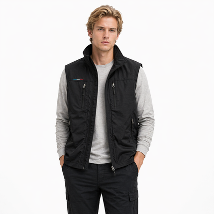 Mesh Vest til Herre – Pustende Multi-lomme Outdoor Vest