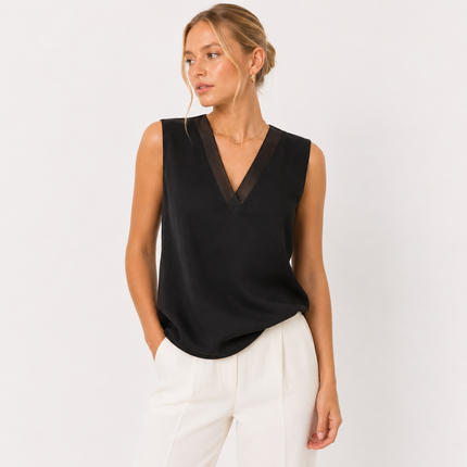Elegant Satengbluse til Dame – Silkemyk Skjorte med Tidløs og Sofistikert Stil