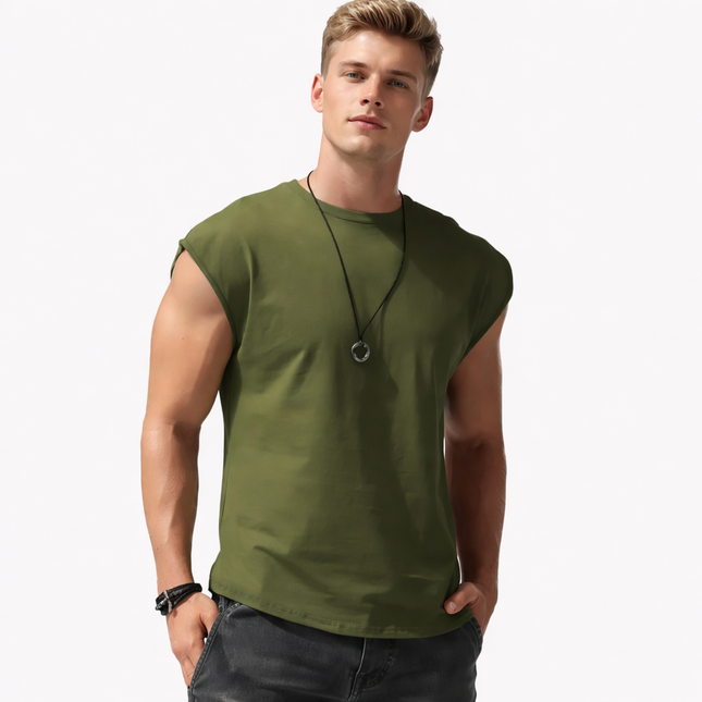 Trenings Singlet til Herre – Pustende Mesh & Quick-Dry Tank Top