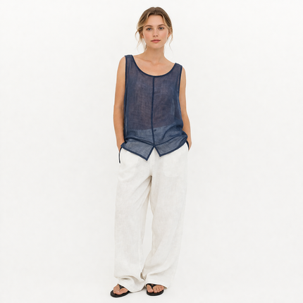Singlet i Bomull & Lin til Dame – Vintage Stil & Sommer Basic