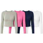 Grønn + Rosa + Marineblå + Hvit / XS