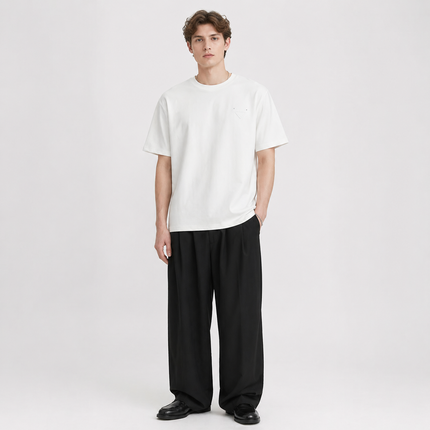 Kraftig T-skjorte til Herre – 280g Bomull & Minimalistisk Design