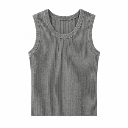 Slim Fit Tank Top til Herre – Elastisk Treningsvest for Gym og Sommer