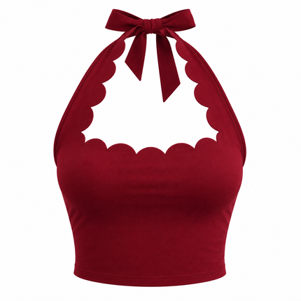 Elegant ensfarget camisole for kvinner med smale stropper og ermeløst design