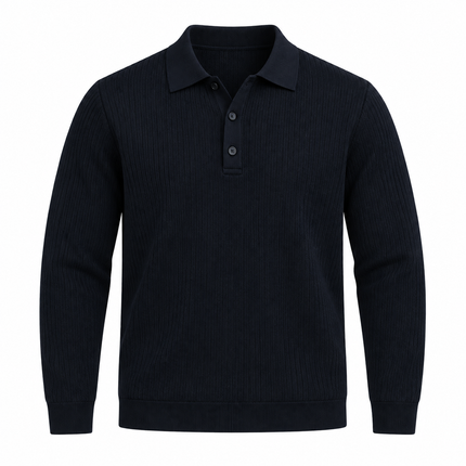 Langermet Polo for Herre – Pustende Business Casual T-skjorte