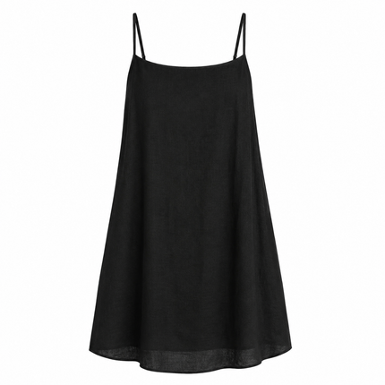 Kort Camisole-Kjole for Dame – Elegant Ermeløs Sommerkjole