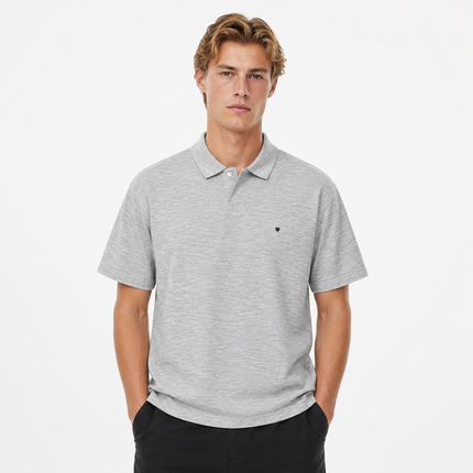 Polo T-skjorte til Herre – Kortermet Pikéskjorte med Brodert Logo