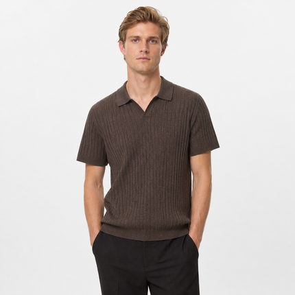 Lyocell Polo T-skjorte til Herre – 100% Lyocell & Elegant Business Casual
