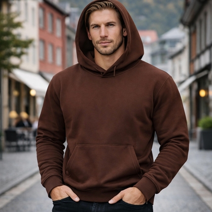 Unisex Hoodie i Heavy Weight Bomull – 480gsm med Polarfleece | Tykk & Varm Hettegenser