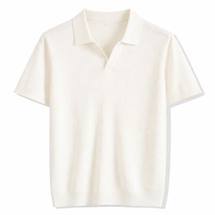Lyocell Polo T-skjorte til Herre – 100% Lyocell, Lett & Business Casual
