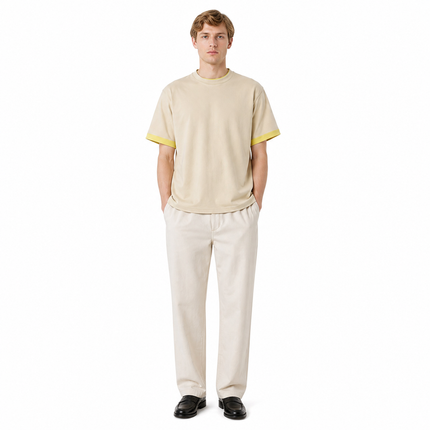 Kraftig T-skjorte til Herre – 260g Oversized med Drop Shoulder