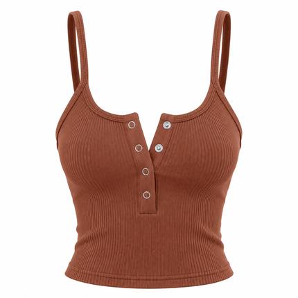 Figurnær corset crop top med smale stropper