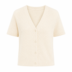 Beige T-skjorte / S