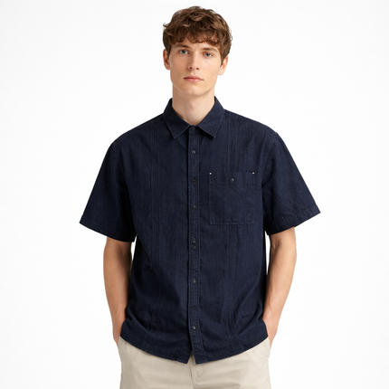 Lyocell Denimskjorte til Herre – Lett, Retro & Premium Sommerstil