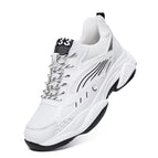 Hvite sneakers med skjult hæl / 37