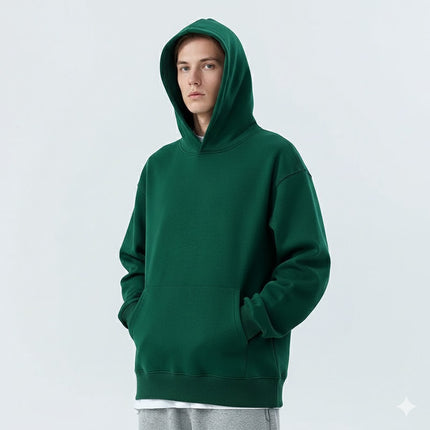Unisex Hoodie i Heavy Weight Bomull – 480gsm med Polarfleece | Tykk & Varm Hettegenser